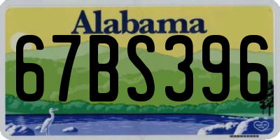 AL license plate 67BS396