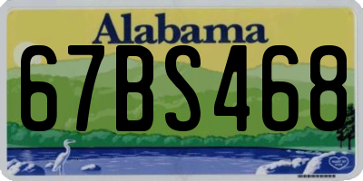AL license plate 67BS468