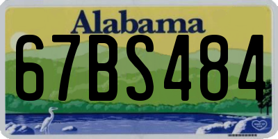 AL license plate 67BS484