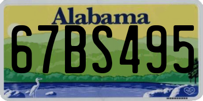 AL license plate 67BS495