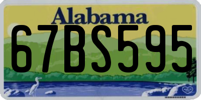 AL license plate 67BS595
