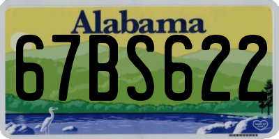 AL license plate 67BS622