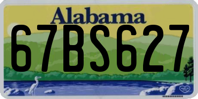 AL license plate 67BS627