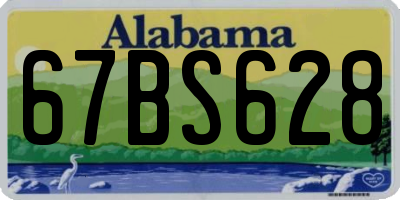 AL license plate 67BS628