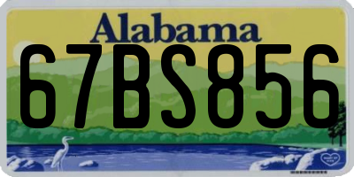 AL license plate 67BS856