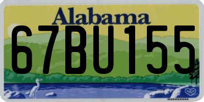 AL license plate 67BU155