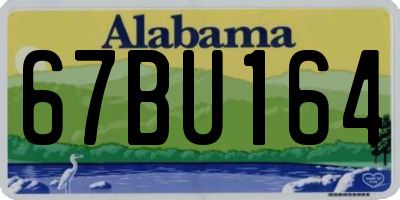 AL license plate 67BU164