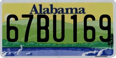 AL license plate 67BU169