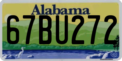 AL license plate 67BU272