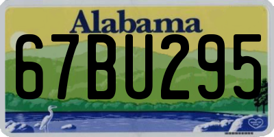 AL license plate 67BU295