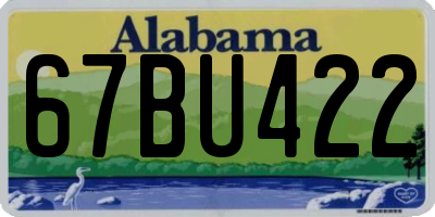 AL license plate 67BU422
