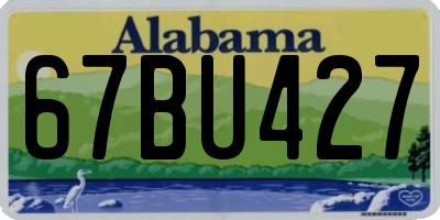 AL license plate 67BU427