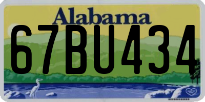 AL license plate 67BU434