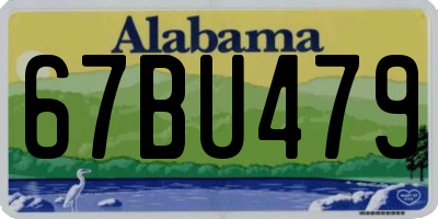 AL license plate 67BU479