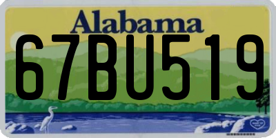 AL license plate 67BU519