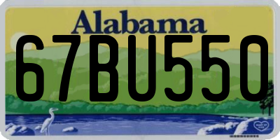 AL license plate 67BU550