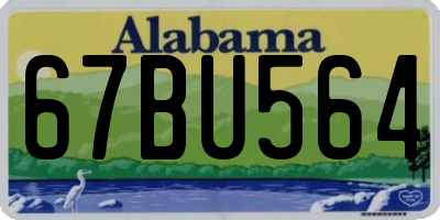 AL license plate 67BU564