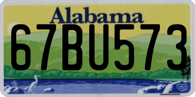 AL license plate 67BU573