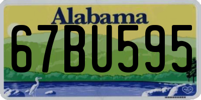 AL license plate 67BU595