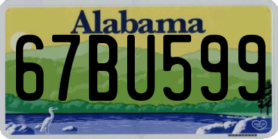 AL license plate 67BU599