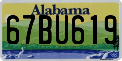 AL license plate 67BU619