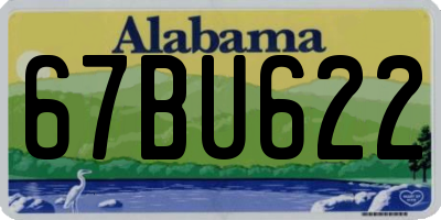 AL license plate 67BU622
