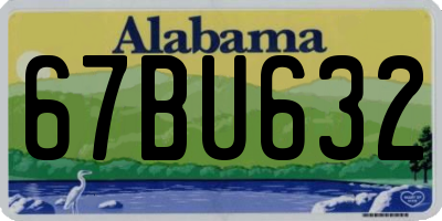 AL license plate 67BU632