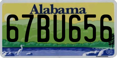 AL license plate 67BU656