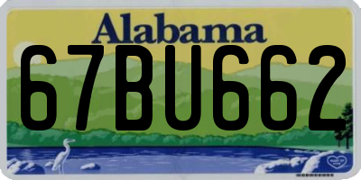 AL license plate 67BU662