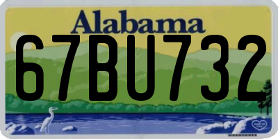 AL license plate 67BU732