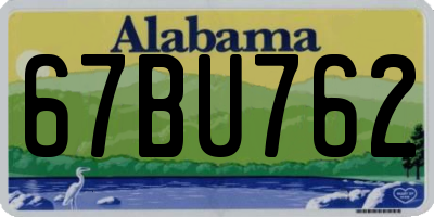 AL license plate 67BU762