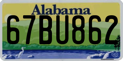 AL license plate 67BU862