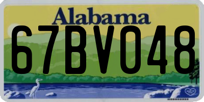 AL license plate 67BV048