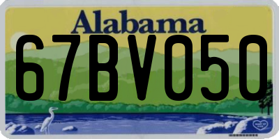 AL license plate 67BV050