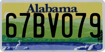 AL license plate 67BV079