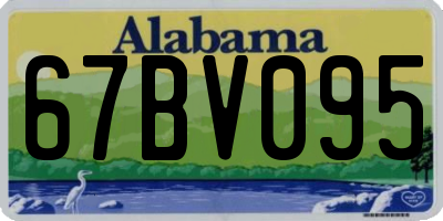 AL license plate 67BV095