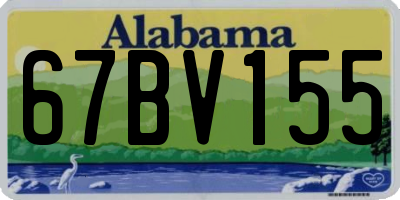 AL license plate 67BV155