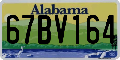 AL license plate 67BV164