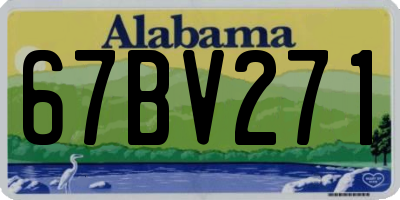 AL license plate 67BV271
