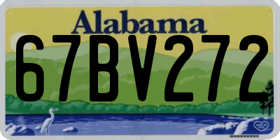 AL license plate 67BV272