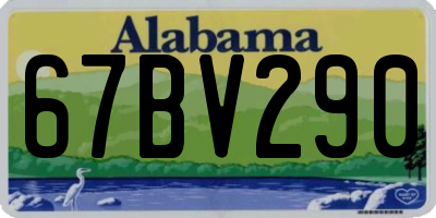 AL license plate 67BV290