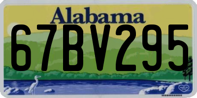 AL license plate 67BV295
