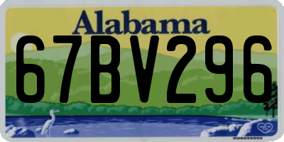 AL license plate 67BV296