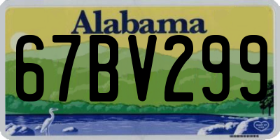 AL license plate 67BV299