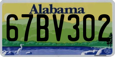AL license plate 67BV302
