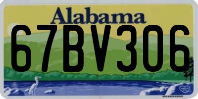 AL license plate 67BV306