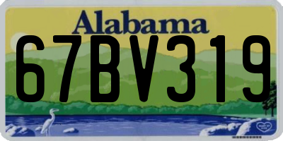 AL license plate 67BV319