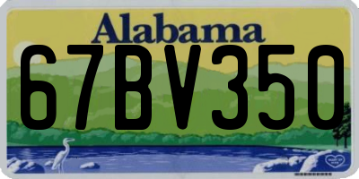 AL license plate 67BV350