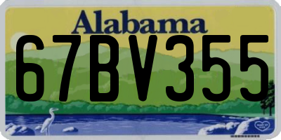 AL license plate 67BV355