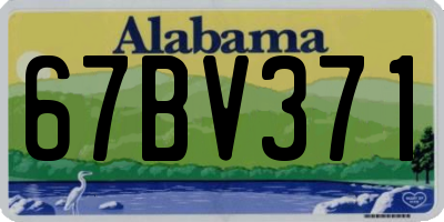 AL license plate 67BV371